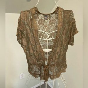 TRISTAN Lace Bolero Jacket size small/medium